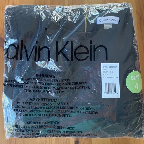 Brand new unopened Calvin Klein ruffle dress, size 4 - Picture 5 of 6